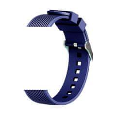 TKG Samsung Galaxy Watch 5 / 5 Pro (40 / 44 / 45 mm) okosóra szíj - DEVIA Deluxe kék szilikon szíj (20 mm szíj szélesség)