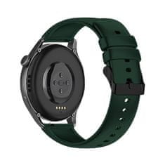 TKG Huawei Watch GT 3 Pro (43 mm) okosóra szíj - Strap One zöld szilikon szíj (szíj szélesség: 20 mm)