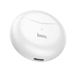 TKG Headset: HOCO EW14 - fehér bluetooth headset, töltő tokkal