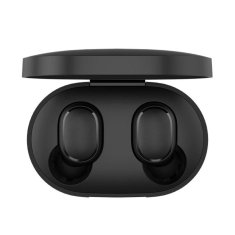TKG Headsett: Xiaomi Redmi Buds Essential - fekete vezeték nélküli stereo headset, töltőtokkal