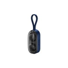 TKG Headset: Remax TWS-15 - kék bluetooth headset, töltő tokkal csukló karpánttal