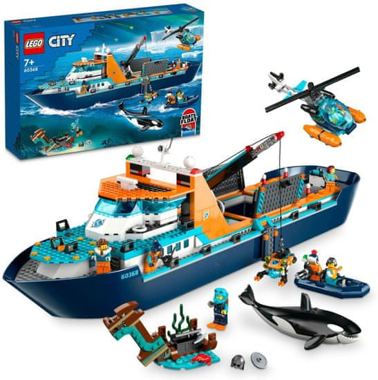 LEGO City 60368 Északi-sarkvidéki kutatóhajó
