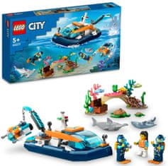 LEGO City 60377 Felderítő tengeralattjáró búvárok
