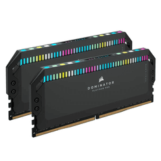 Corsair DRAM Memory Kit DOMINATOR PLATINUM RGB - 64GB (2 x 32GB Kit) DDR5 6000MHz C40 (CMT64GX5M2B6000C40)