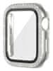 Worryfree Bling Bumper Case Apple Watch 45mm, Silver