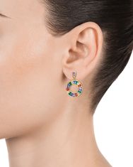 Viceroy Stílusos aranyozott fülbevalók cirkónium kövekkel Elegant 15115E000-39