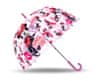 EUROSWAN Kilövő átlátszó esernyő Minnie Life POE, átmérő 70 cm