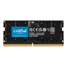 Crucial - DDR5 - module - 16 GB - SO-DIMM 262-pin - 5600 MHz / PC5-44800 (CT16G56C46S5)