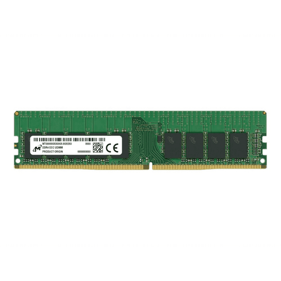 Micron - DDR4 - module - 32 GB - DIMM 288-pin - 3200 MHz / PC4-25600 - unbuffered (MTA18ASF4G72AZ-3G2R)