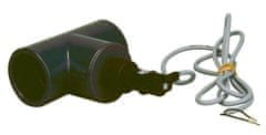 BazenyShop Elektromos áramláscsillapító, 50 mm-es T-idom, amely érzékeli a víz áramlását a csővezetékben