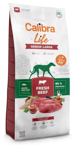Calibra Dog Life Senior Large Fresh Beef, 12 kg