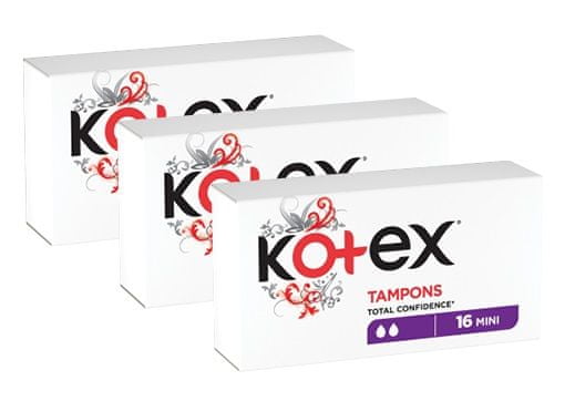 Kotex Tampon Mini 3x 16 db