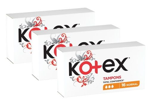 Kotex Tampon Normal 3 x 16 db