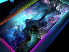 Verk LED RGB Cosmos egérpad 80x30 cm