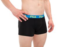 FILA 2 PACK - férfi boxeralsó FU5016/2-264 (Méret M)