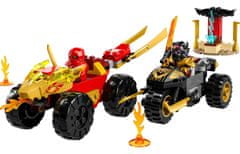 LEGO Ninjago 71789 Kai és Ras autós és motoros csatája