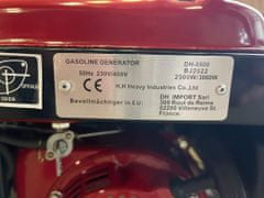 Aga háromfázisú benzinüzemű generátor DH-8500 3 kW