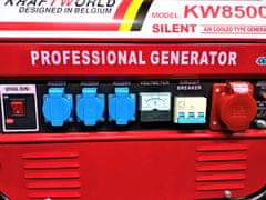 Aga Háromfázisú benzinmotoros áramfejlesztő KW-8500 2 kW