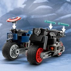 LEGO Marvel 76260 Fekete Özvegy és Amerika Kapitány motorkerékpárok