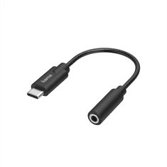 Hama audio adapter USB-C 3,5 mm-es jack csatlakozóra, aktív