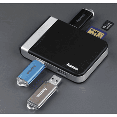 Hama USB 3.1 hub/kártyaolvasó USB-C adapterrel