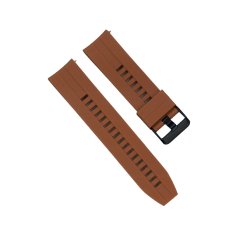 TKG Xiaomi Watch S1 / Watch S1 Active okosóra szíj - Strap One barna szilikon (22 mm)
