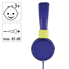 Thomson HED8100B gyermek fejhallgató, kék/zöld