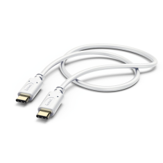 Hama kábel USB-C 2.0 C típusú C villa - C villa, 1,5 m, fehér