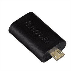 Hama USB A aljzat - micro B dugó, kompakt
