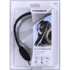 Thomson on-ear fejhallgató HED1115, fekete színű