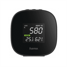 Hama Safe, levegőminőség mérő készülék (CO2, hőmérséklet és páratartalom)