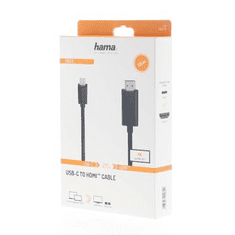 Hama USB-C HDMI kábel 1,5 m, UHD/4K