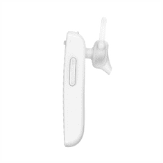 Hama MyVoice1500, mono Bluetooth headset, 2 készülékhez, hangasszisztens (Siri, Google), fehér színű