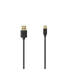 Hama USB-C 2.0 A-C típusú kábel, 1,5 m, fonott, buborékcsomagolás/kiállítás