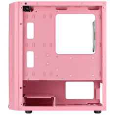 Aerocool Számítógépház Trinity Mini Mesh RGB mATX Pink Edzett üveg (ACCS-PV32133.P1)