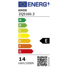 EMOS LED izzó E27 14W meleg fehér 3db/cs (ZQ5160.3) (ZQ5160.3)