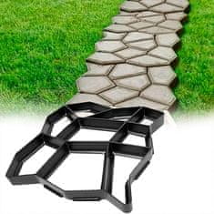 Cool Mango Beton térkő készítő modell, kertben vagy udvaron járdát formázó, saját készítésű - Pathmoldy