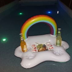 Cool Mango Hordozható felfújható lebegő asztal a vízen, hűti az italt és az ételt a medencében - Pooltable