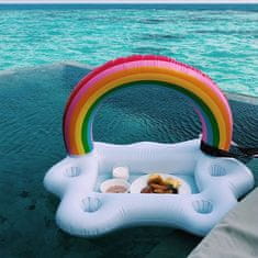 Cool Mango Hordozható felfújható lebegő asztal a vízen, hűti az italt és az ételt a medencében - Pooltable