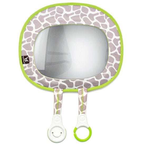 BenBat Baby autós tükör praktikus fogantyúkkal játékokhoz, zsiráf 0m+