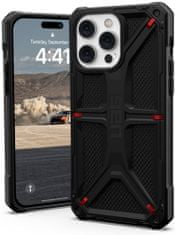 UAG Monarch, kevlár fekete - iPhone 14 Pro Max, 114035113940