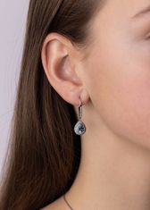 Silvego Ezüst fülbevaló BRISA valódi Rózsakvarccal és Brilliance Zirconia kővel JJJ1141ERO