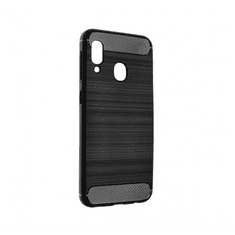 FORCELL Carbon Samsung A202 Galaxy A20e hátlaptok fekete (39356) (fc39356)