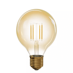 EMOS LED fényforrás nagygömb vintage filament E27 4W melegfehér (Z74304) (Z74304)
