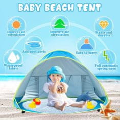 Sofistar Gyermek sátor UV védelemmel és medencével
