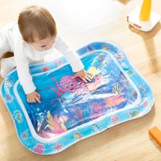 Northix Felfújható játszószőnyeg vízzel - babajáték 
