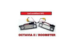 LED rendszámvilágítás Škoda Octavia II, Roomster
