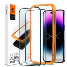 Spigen tR Align Master 2 csomag, FC fekete - iPhone 14 Pro, AGL05216