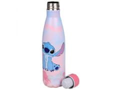 sarcia.eu Stitch Disney Rózsaszín-kék rozsdamentes acél hőtartó palack 500ml