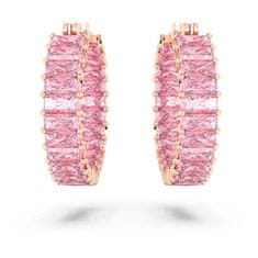 Swarovski Aranyozott karika fülbevaló cirkónium kövekkel Matrix 5657726